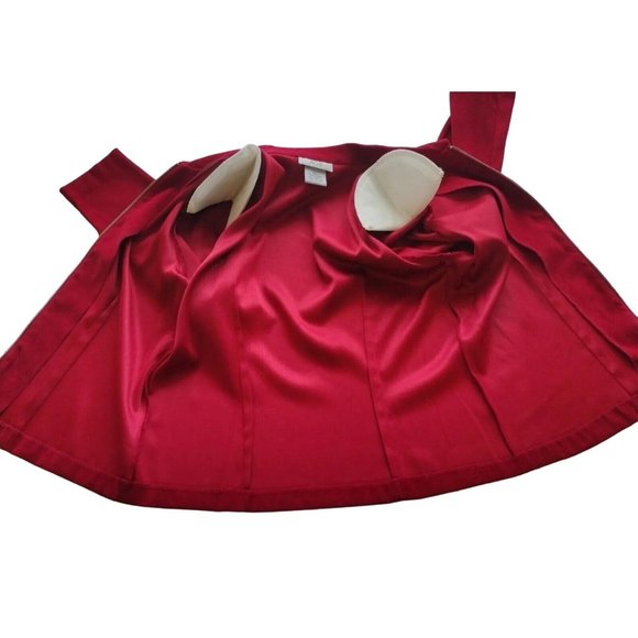 AGB Byer California Jacket Womens Petite Large Shoulder Pads - Picture 11 of 13